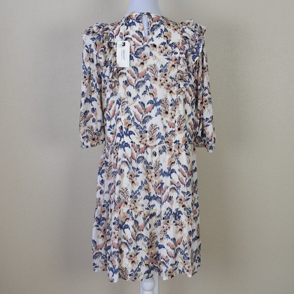 Good Hart Matilda Jane Perennial Florals Ruffled Dress NEW Small - Picture 5 of 9
